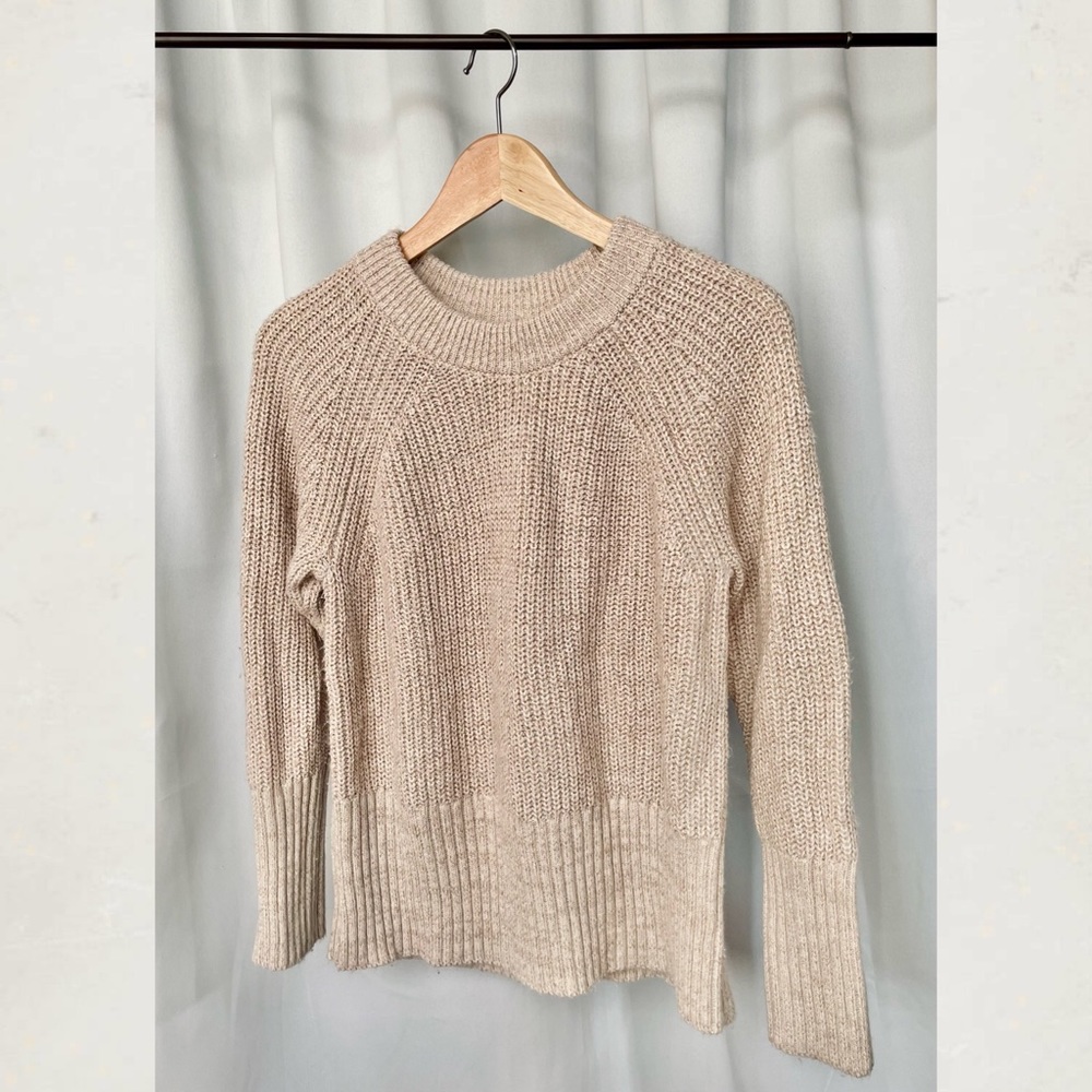 Universal Thread Tan Crewneck Pullover Sweater